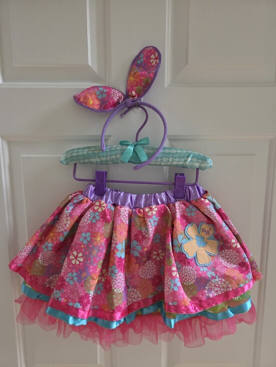 American Girl Other - American Girl Wellie Wishers Willa Tutu Skirt, Size 4-6x With Matching Headband